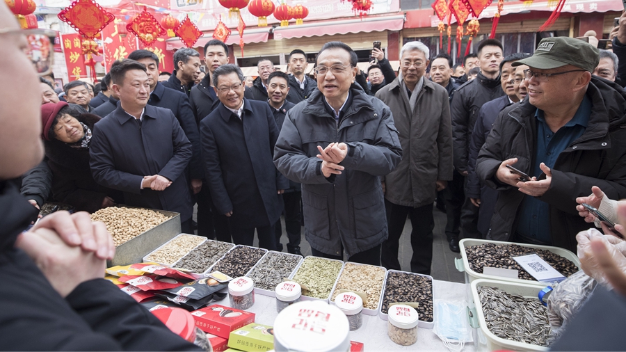 Ли Кэцян посетил с инспекцией провинцию Ганьсу